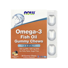 Omega-3 Fish Oil - 36 Gummy Chews (Пошкоджена упаковка)