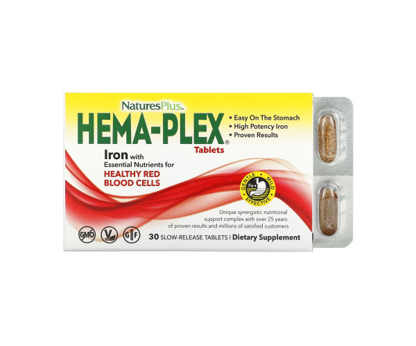 Hema-Plex - 30 tabs (blister) (Пошкоджена упаковка)