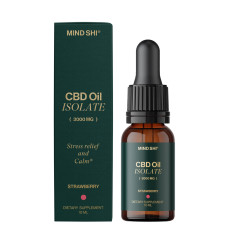 CBD Oil Isolate 3000 mg Strawberry - 10 ml