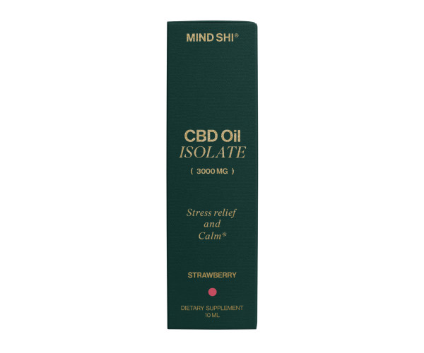 CBD Oil Isolate 3000 mg Strawberry - 10 ml
