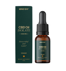 CBD Oil Isolate 3000 mg Orange - 10 ml