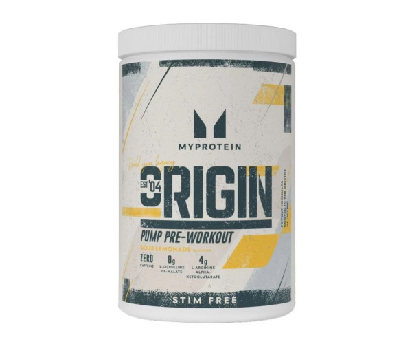 Origin Pre Workout Stim-Free Sour - 30 serv Lemonade