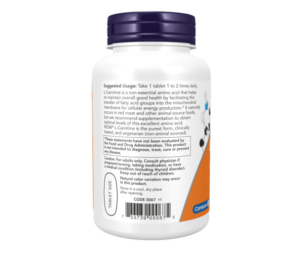 Carnitine Tartrate 1000mg - 100 tabs