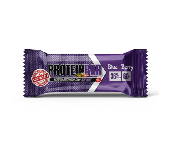 Power Pro 36% Sugar Free - 20x60g Blue berry