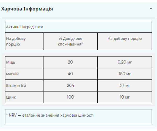 Zinc and Magnesium - 270caps