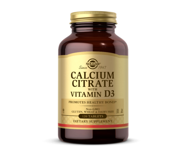 Calcium Citrate with Vitamin D3 - 120 tabs