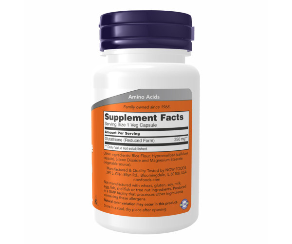 Glutathione 250mg - 60 vcaps