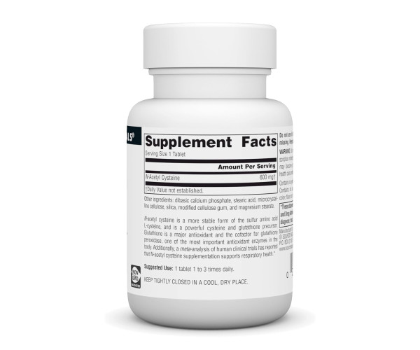 N-Acetyl Cysteine 600mg - 30 tabs