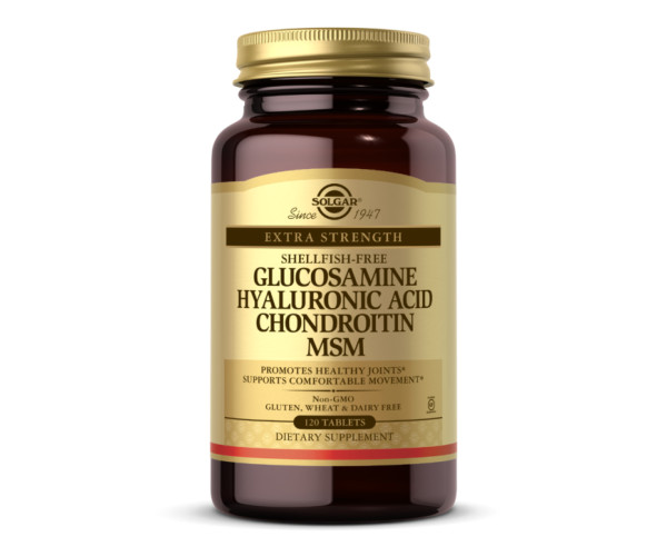 Glucosamine Hyaluronic Acid Chondroitin MSM (Shellfish-Free) - 120 tabs