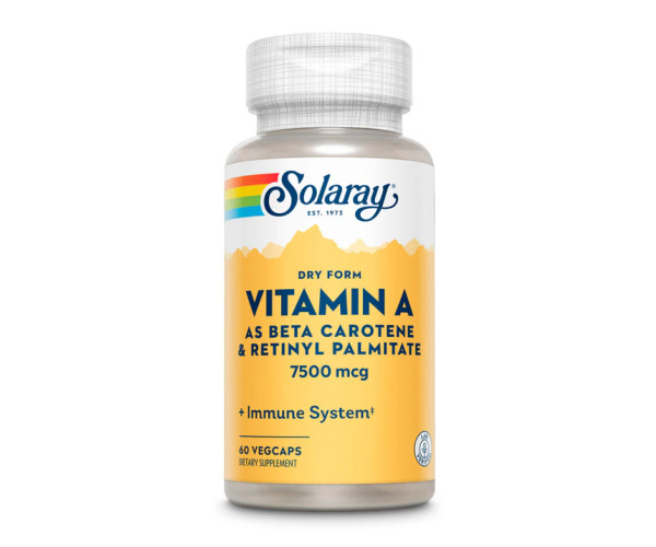 Vitamin A Dry Form 7600mcg - 60 caps