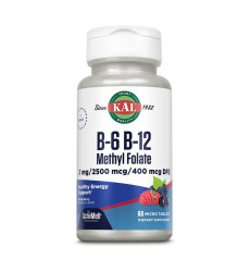 B6 B12 Methyl Folate - 60 tabs Mixed Berry