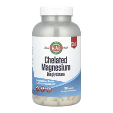 Chelated Magnesium Bisglycinate - 180 tabs
