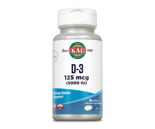 D-3 5000 IU 125mcg - 90 Softgel