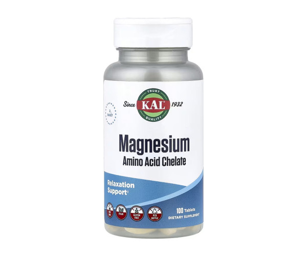 Magnesium Amino Acid Chelate 220mg - 100 tabs