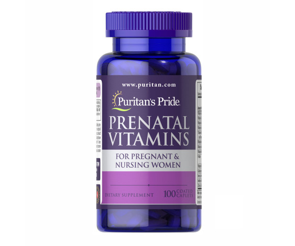 Prenatal Vitamins - 100 Caplets (Пошкоджена етикетка)