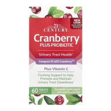 Cranberry + Probiotic - 60 tabs (jar damaged)