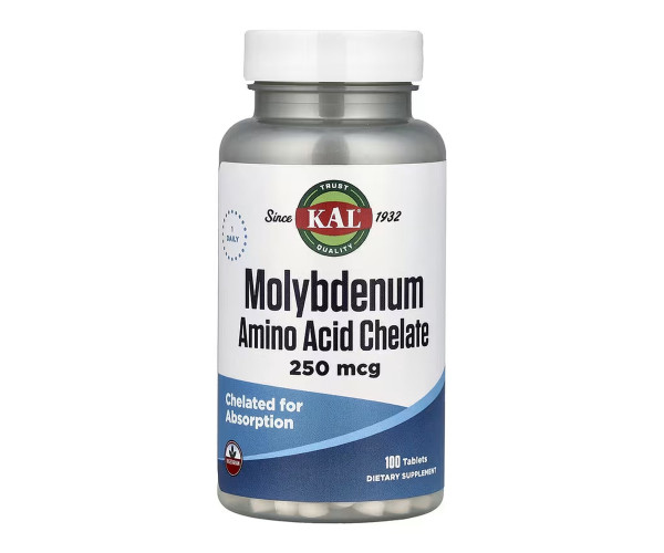Molybdenum Amino Acid Chelate 250 mcg - 100 tabs
