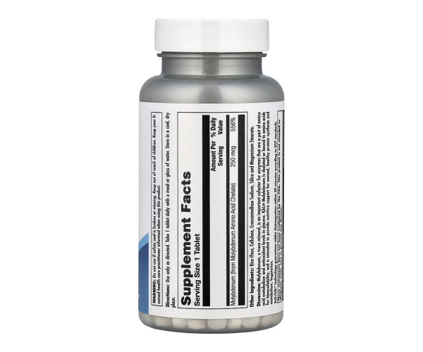 Molybdenum Amino Acid Chelate 250 mcg - 100 tabs