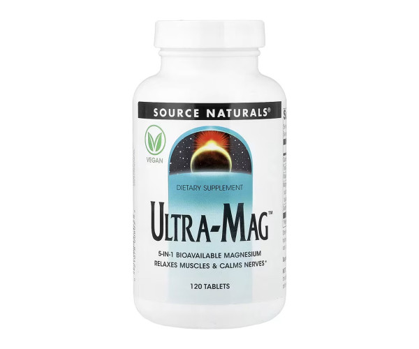 Ultra-Mag Magnesium Complex - 120 tabs (jar damaged)
