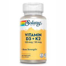 Vitamin D-3 & K-2 - 120 vcaps (jar damaged)