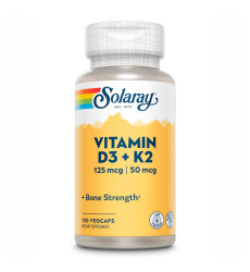 Vitamin D-3 & K-2 - 120 vcaps (Повреждена банка)