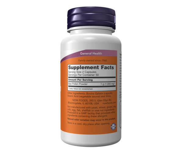 Bee Pollen 500mg - 100 caps