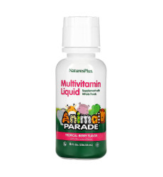 Children’s Multivitamin Liquid - 236.56 ml Tropical Berry (Повреждена банка)