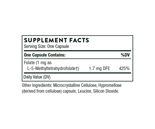 5-MTHF 1 mg - 60 caps