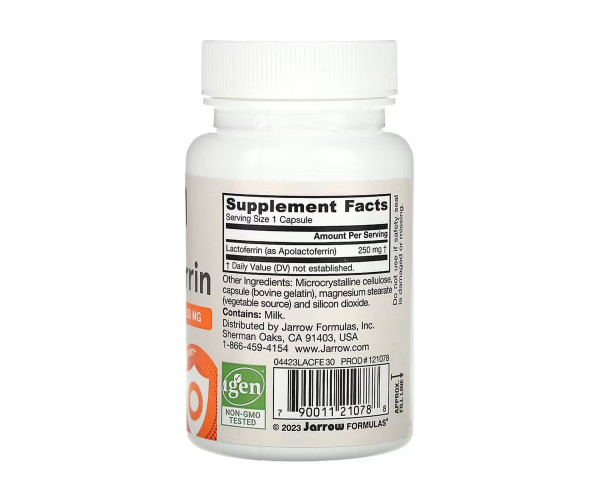 Lactoferrin 250mg - 30 vcaps