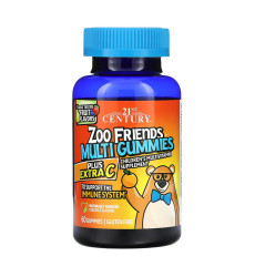 Zoo Friends Multi Gummies Plus Extra C - 60 gummies