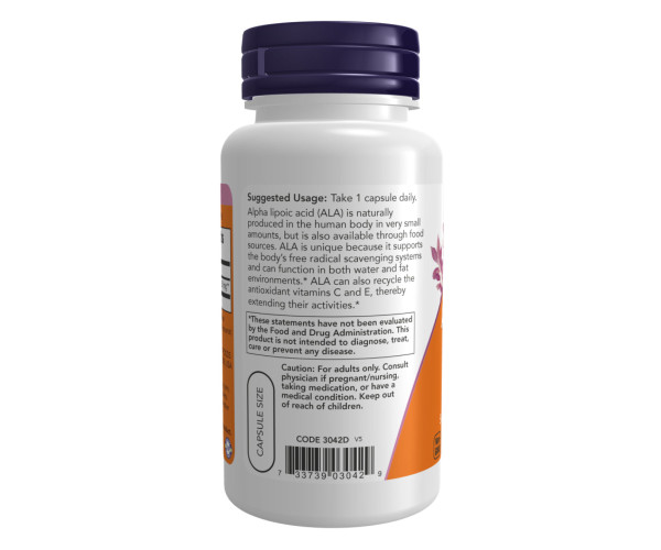 Alpha Lipoic Acid 250mg - 120 vcaps