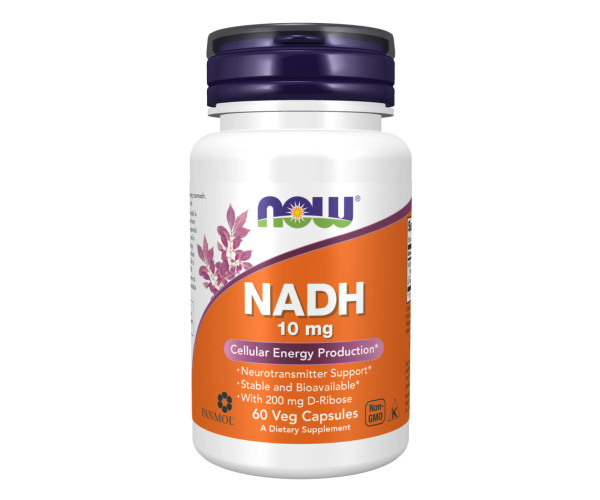 NADH 10mg With 200mg Ribose - 60 vcaps