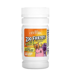 Zoo Friends Multi with Extra C - 60 chewable tabs