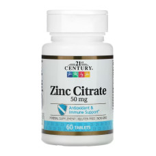 Zinc Citrate 50 mg - 60 tabs