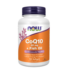 CoQ10 60mg + Fish Oil - 120 sgels