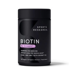 Biotin 10,000mcg - 120 veg softgels