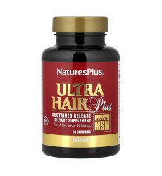 Ultra Hair Plus with MSM - 60 tabs