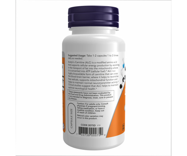 Acetyl L-Carnitine 500mg - 200 vcaps