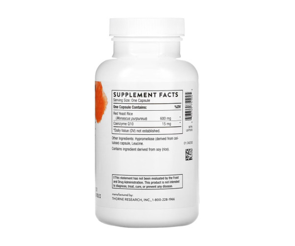 Red Yeast Rice + CoQ10 - 120 caps