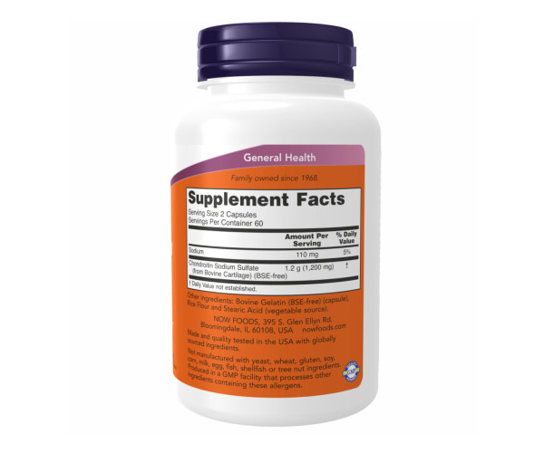 Chondroitin Sulfate 600mg - 120 caps