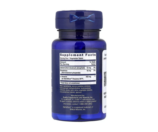 Theanine XR™ Stress Relief - 30 vegetarian tablets