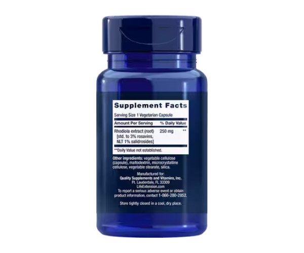 Rhodiola Extract 250mg - 60 veg caps