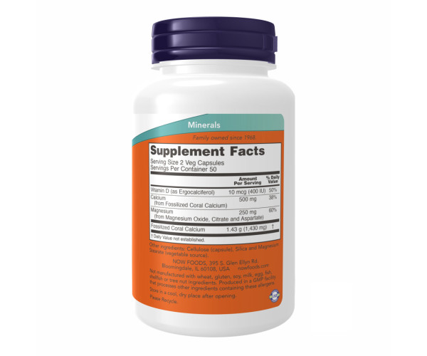 Coral Calcium Plus Mag, D - 100 vcaps