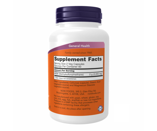 M.S.M 1000mg - 120 vcaps