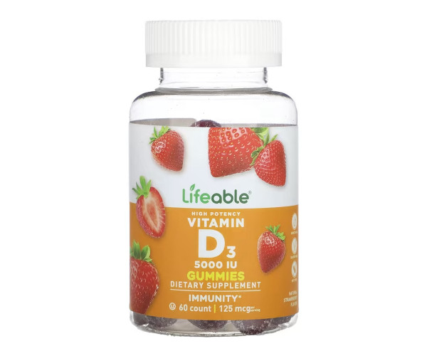 Vitamin D 5,000 IU Adult - 60 gummies (До 08.26)