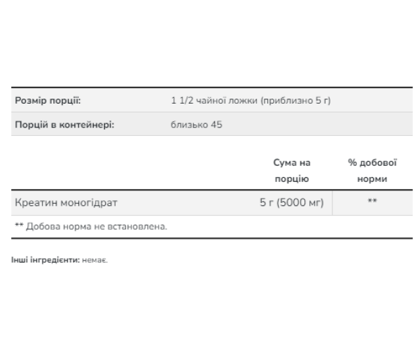 Creatine Powder - 600g