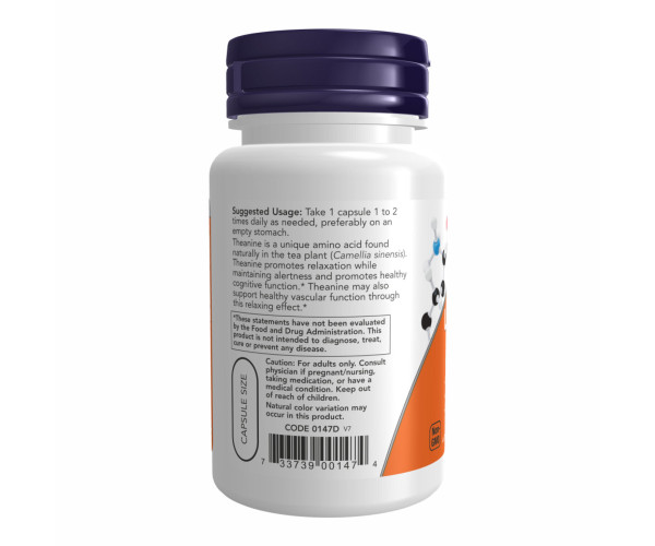 L-Theanine 200mg - 120 vcaps
