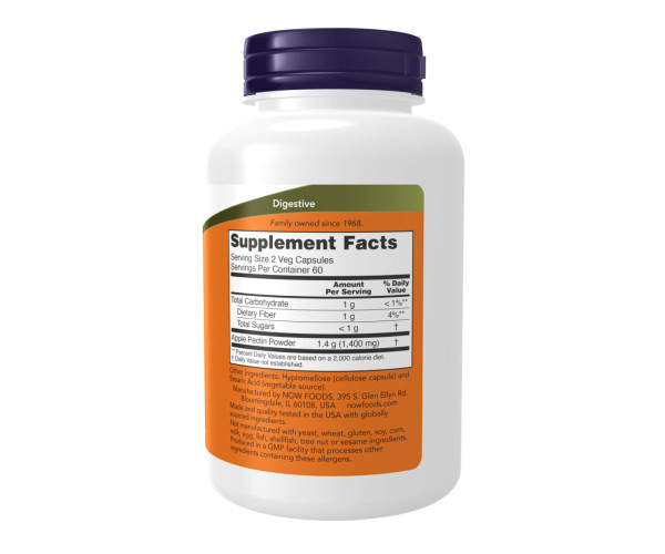 Apple Pectin 700mg - 120 vcaps