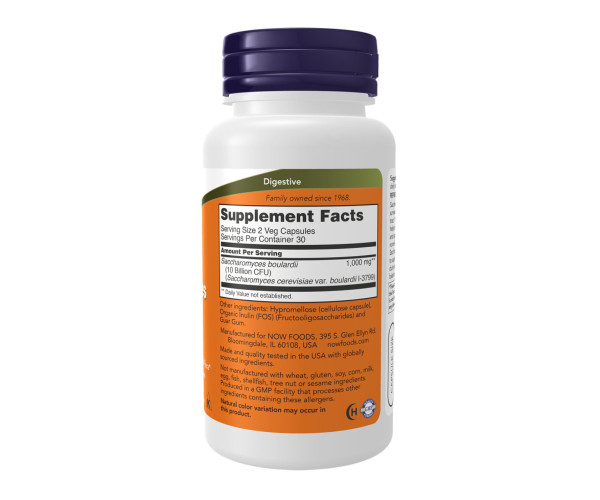 Saccharomyces Boulardii - 120 vcaps