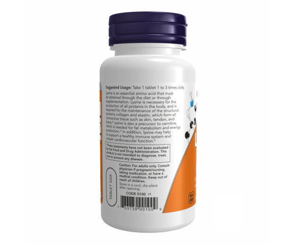 Lysine 500mg - 250 tabs